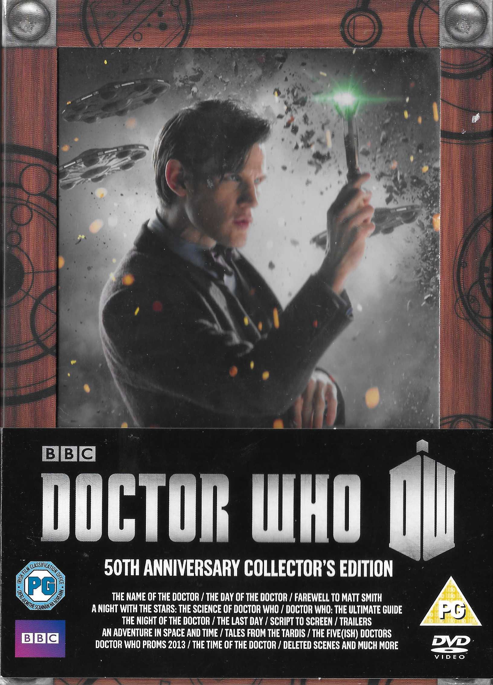 Picture of BBCDVD 3933 Doctor Who - 50th anniversary collector\'s edition by artist Steven Moffat / Mark Gatiss from the BBC records and Tapes library